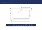 Shires Rectangular Shower Tray - Image 3