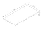 Alfie 800 Cabinet with Open Storage - Image 8