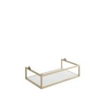 Brushed Brass Frame with White Shelf - Image 2