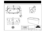 Tutto Freestanding Bath - Image 2