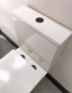 Black Seat Hinge Cover & Cistern Push Button - Image 2