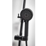 Middleton Black Round Rigid Riser Shower - Image 2