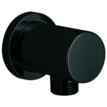 Black Round Outlet Elbow