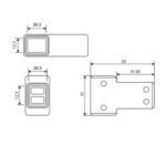 S8 Brass Joining Piece - Image 2
