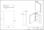 Prospr LED Double Door Mirror with Bluetooth - Image 2
