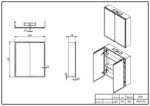 Prospr LED Double Door Mirror with Bluetooth - Image 4