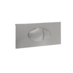 Large Chrome Dual Flush Plate