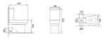 Spa Rimless Closed Back Pan, Cistern & Seat - Image 3
