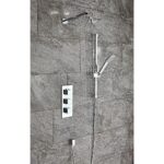 Triple Square Handle, 2 Outlet Concealed Valve - Image 2