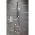 Twin Round Handle, 2 Outlet Concealed Valve with Diverter - Image 3
