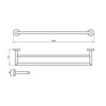 Delta Double Towel Bar - Image 2
