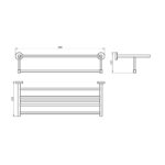 Delta Bath Towel Shelf - Image 2