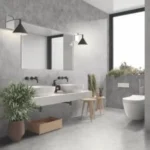 Dumafloor – Stone Effect PVC Floor Tile Panel – Concrete Beton