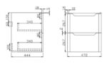 Ella 500,600, 800 Wall Unit - Image 2