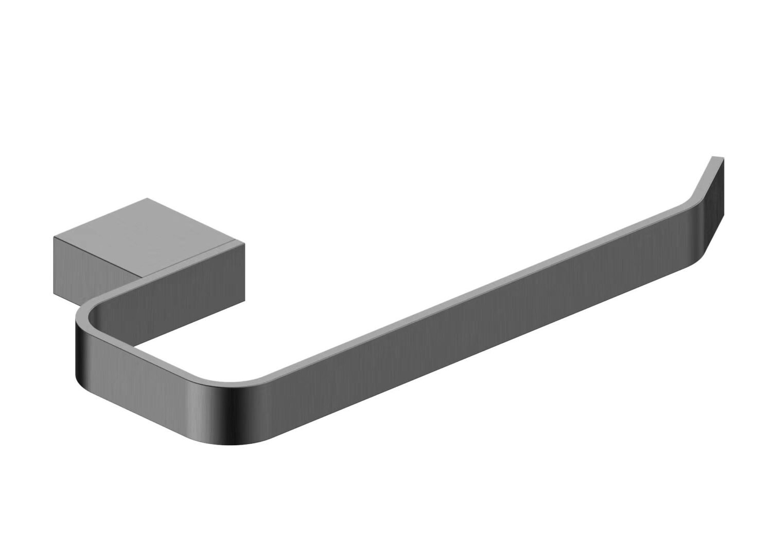 GUNACC-004_CUTOUT_001-1500x1061-1.jpg Napoli Towel Ring Gunmetal - Image 1