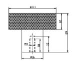 Knurled Round 42.5mm - Image 6