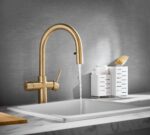 KoGE 4-in-1 Swan Pull Out Spout Hot Water Tap