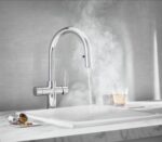 KoGE 4-in-1 Swan Pull Out Spout Hot Water Tap - Image 2
