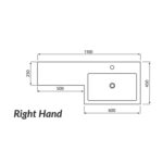 1100 Left And Right Hand Basin - Image 8
