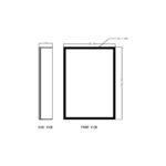 Mia LED Mirror Cabinet - Image 2