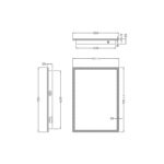 Mosca LED Mirror with Demister Pad and Shaver Socket and Bluetooth - Image 5
