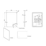 Alfie Soft Edge LED Mirror - Image 3