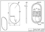Aubrey Slim LED Mirror 400×800 - Image 3