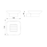 Mono Soap Dish Holder - Image 3