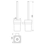 Mono Toilet Brush Set - Image 2