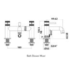 Core Bath Shower Mixer - Image 4