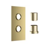 Concealed Plate with Sleeves (1 Outlet)
