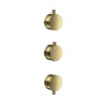 Concealed Knurled Handle 3 Pack (1 Thermo 2 Flow)