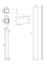 S8 Brushed Bronze Wetroom Profile Pack - Image 2