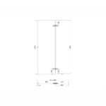 Black Square 900mm Pivot Bath Screen Including Fixed Panel - Image 2