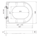 Spa D Shape BTW Seat - Image 3