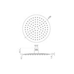Chrome Round Shower Head - Image 2