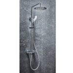 Messi Round Cool Touch Rigid Riser Shower