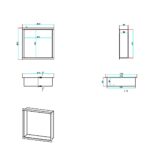 Inset Shower Niche 300x300mm - Image 2