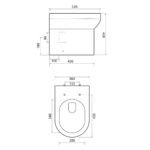 Spa Rimless BTW Pan & Wrap Over Seat - Image 2