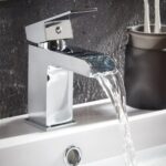 Victoria Mini Mono Basin Mixer with Push Waste - Image 2