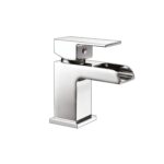 Victoria Mini Mono Basin Mixer with Push Waste