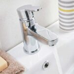 Favour Mono Basin Mixer with Push Waste - Image 2