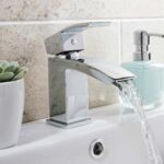 Descent Mono Basin Mixer with Push Waste - Image 2