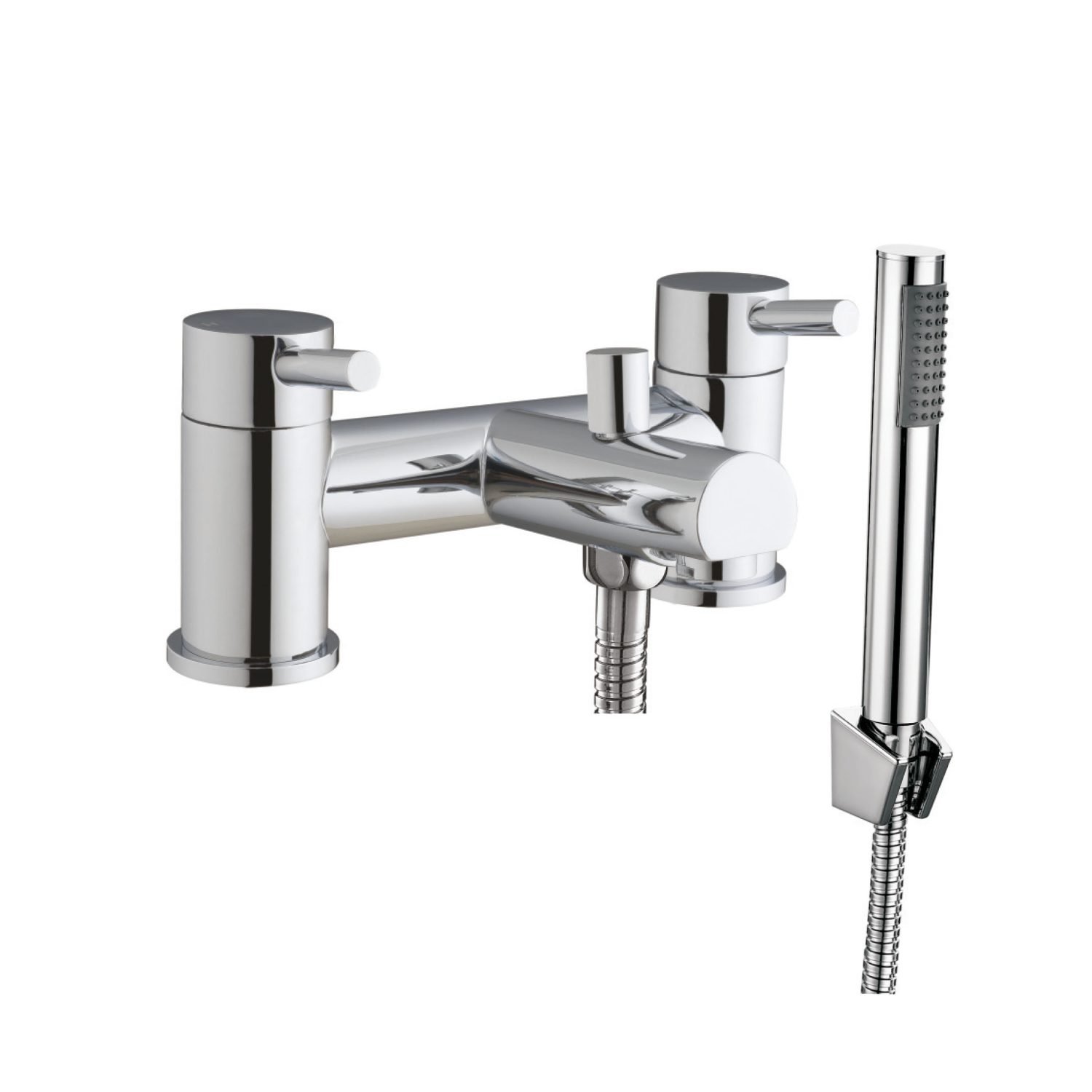 TAP103_CUTOUT_001-1500x1500-1.jpg Premier Bath Shower Mixer with shower kit and wall bracket - Image 1