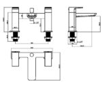 Muro Bath Shower Mixer - Image 2