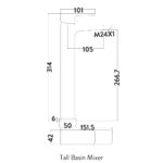 Muro High Riser Basin Mono - Image 2