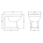 Traditional Back to Wall Pan - Image 2