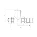 Towel Rail Valves Straight (Pair) - Image 8