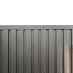 Thermo-Slat Panel Charcoal White Universal Trim - Image 2