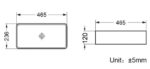 Riviera Countertop 460 Basin - Image 4